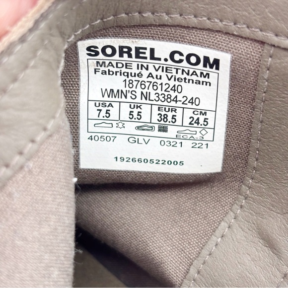 Sorel Cate Cut Out Ankle Bootie 7.5 Ash Brown Women's - Picture 8 of 10